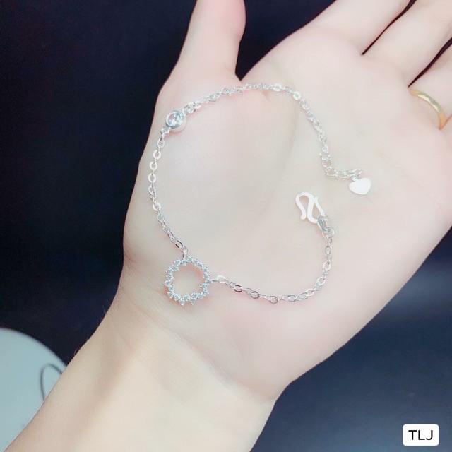Lắc tay nữ huyền thoại biển xanh bạc đep,vòng tay bạc đẹp