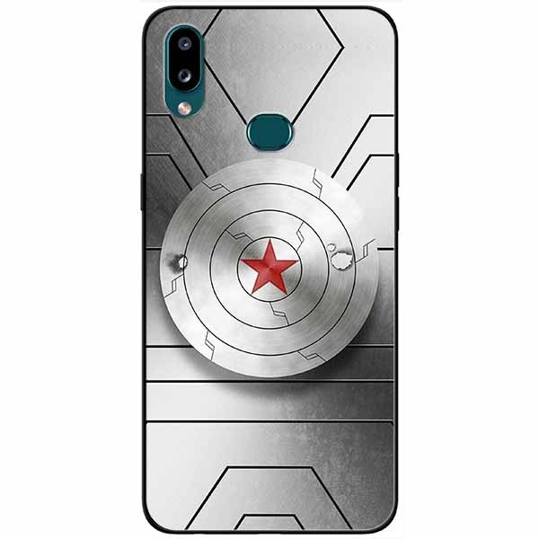 Ốp lưng dành cho Samsung A10s mẫu Cap Sao Đỏ