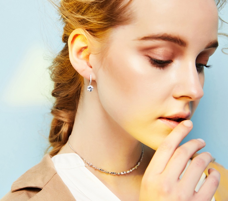 Bông tai khoen bấm nhỏ xinh HT222