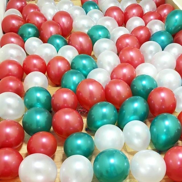 Set 25 quả bóng nhũ Thái Lan 10” 25 cm