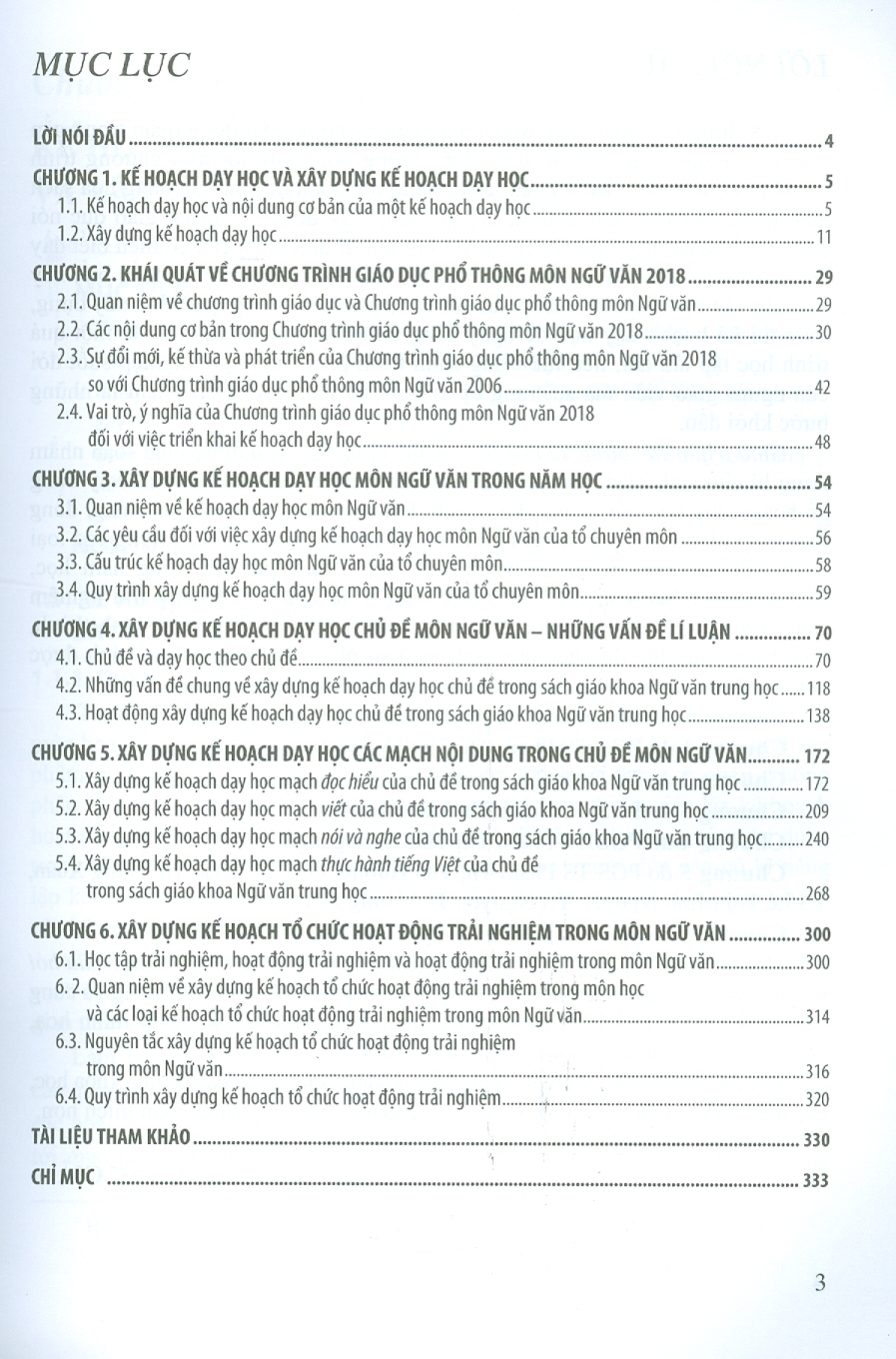 Giáo Trình Xây Dựng Kế Hoạch Dạy Học Môn Ngữ Văn