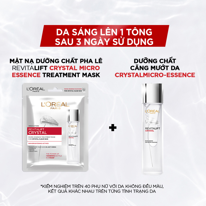 Mặt nạ dưỡng chất pha lê Revitalift Crystal Micro-Essence Treatment Mask L'Oreal Paris