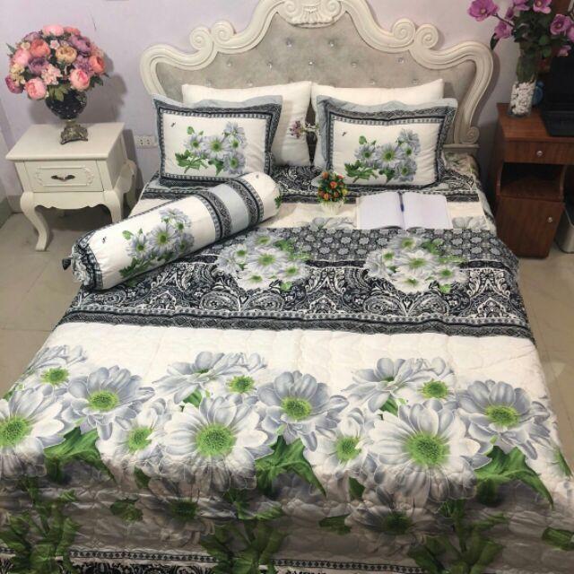 Sét ga phủ, chăn + 2 gối nằm