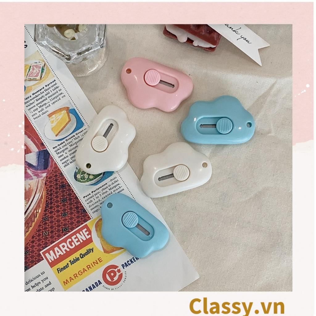 Dao Rọc Giấy Hình đám mây cute dễ thương, dài 6 CM có thể làm Móc khóa Classy PK920