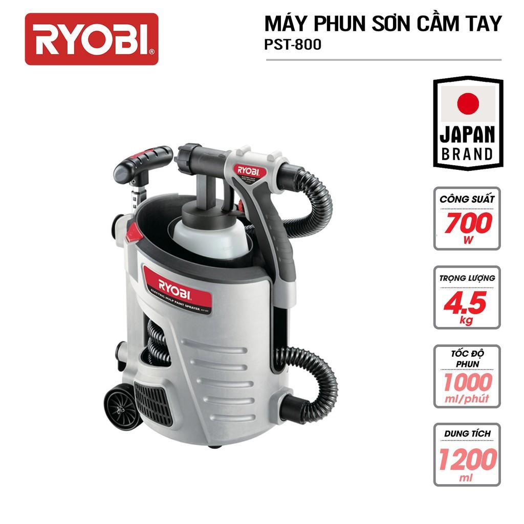 Máy phun sơn cầm tay điện 700W RYOBI (KYOCERA) - PST-800 (Kèm Linh kiện khác)