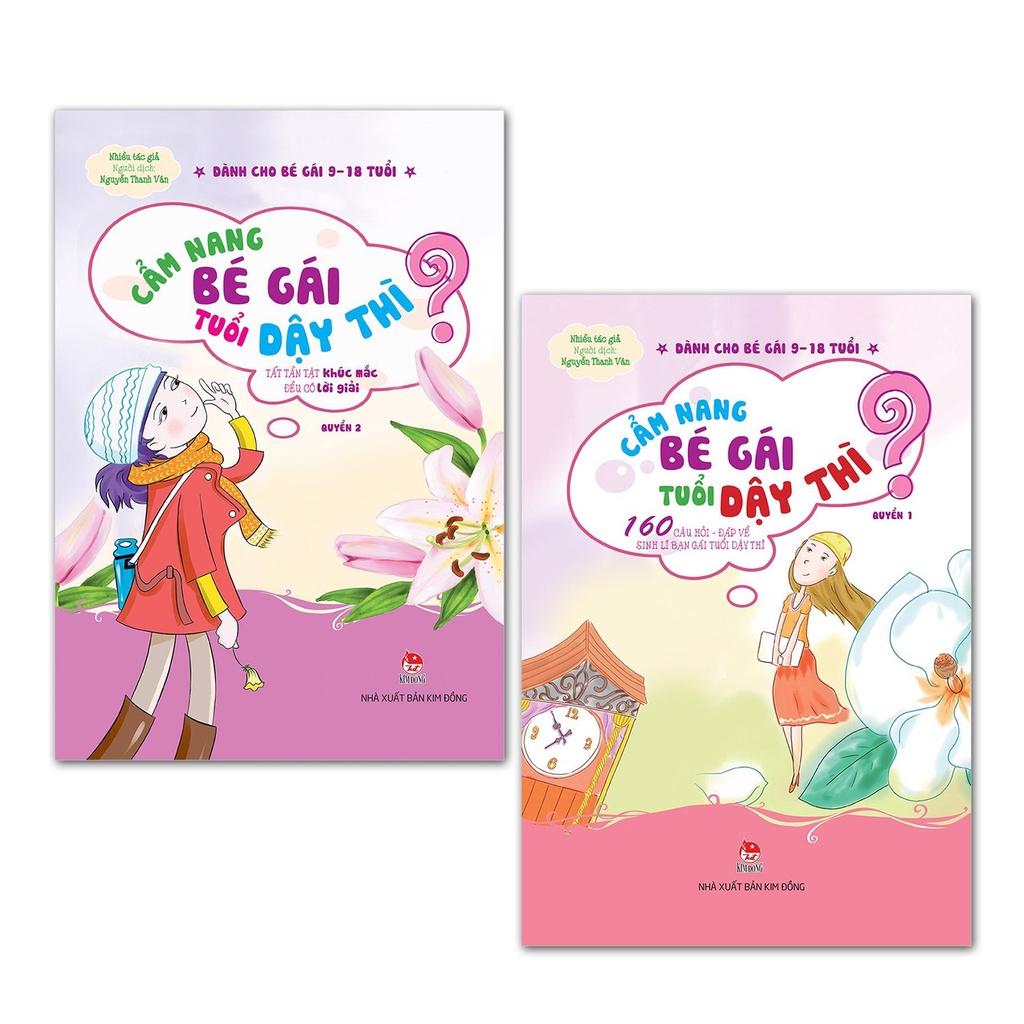 Sách - Combo Cẩm Nang Bé Gái Tuổi Dậy Thì - Kim Đồng