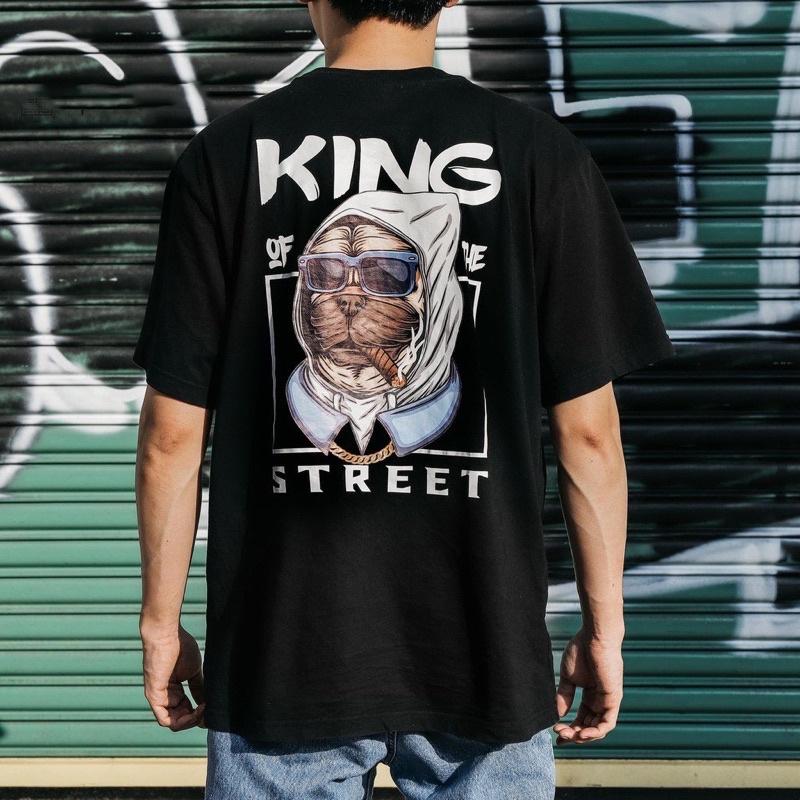Áo Thun Cotton 100% Unisex Tay Lỡ Form Rộng - King Street
