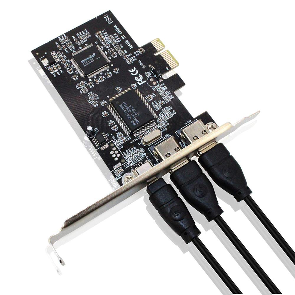 Card PCI to 1394 PCI-Express with 6Pins FIREWIRE 400 IEEE 1394 - Hàng Nhập Khẩu