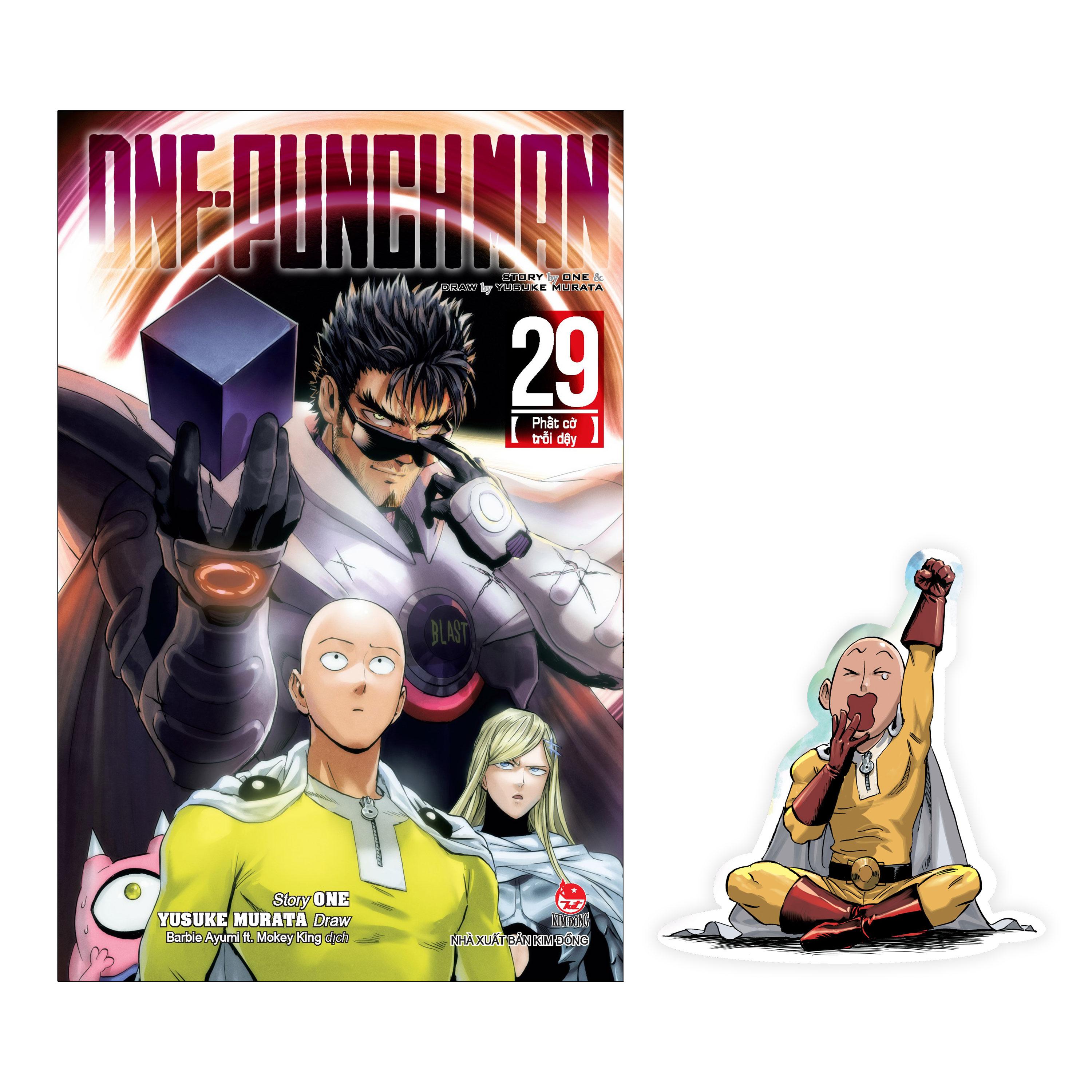 Sách - One-Punch Man - Tập 29 - Phất Cờ Trỗi Dậy - Tặng Kèm Bookmark