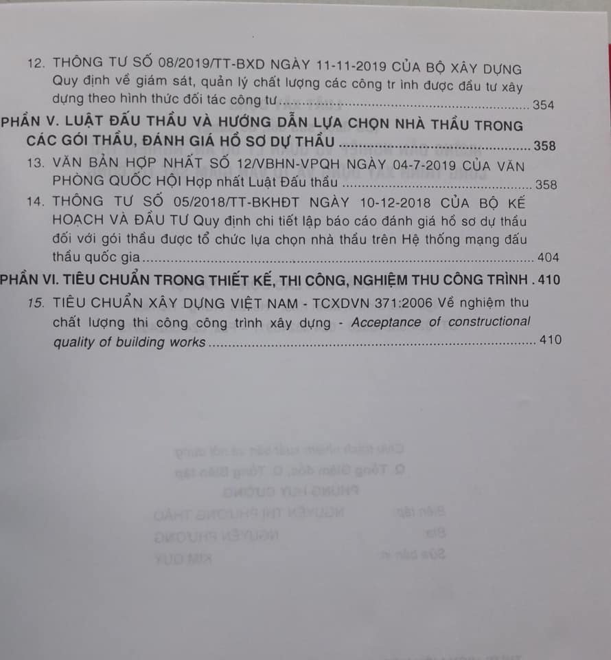 Luật Xây Dựng Hướng Dẫn Nghiệp Vụ Quản Lý Dự Án, Nghiệm Thu Công Trình Xây Dựng Và Tư Vấn Giám Sát Thi Công