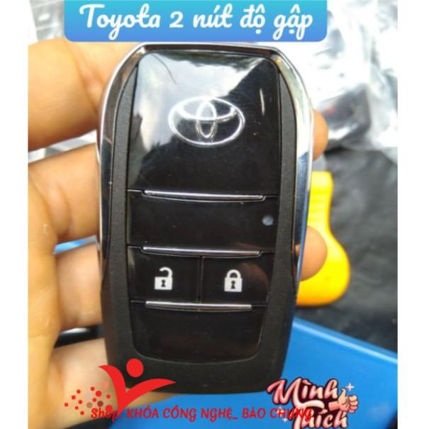 Hình ảnh Vỏ độ gập chìa khóa dành cho Toyota vios,yaris,altis,fortuner,inova dùng để thay thế cho vỏ chìa thẳng  theo xe