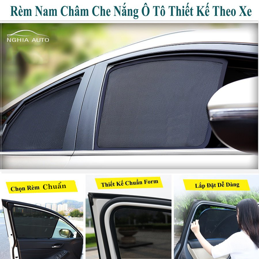 Rèm che nắng, Chắn nắng nam châm ô tô dành cho xe HYUNDAI GRAND I10 SEDAN