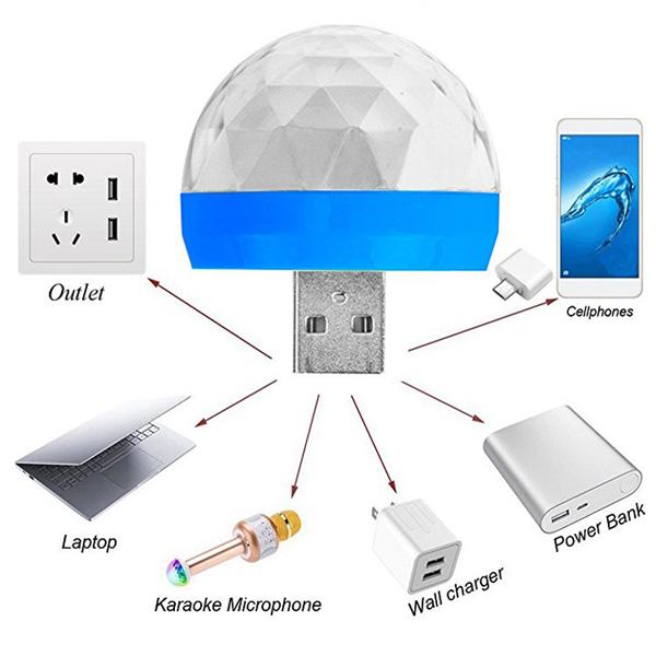 Usb Đèn Led Vũ Trường Mini - Hàng Loại 1