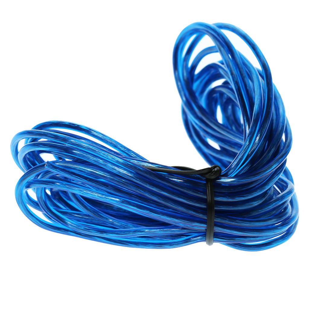 1 Set Car Audio Subwoofer Amplifier AMP Wiring Wire Kit W/ 60A Fuse Holder for Universal