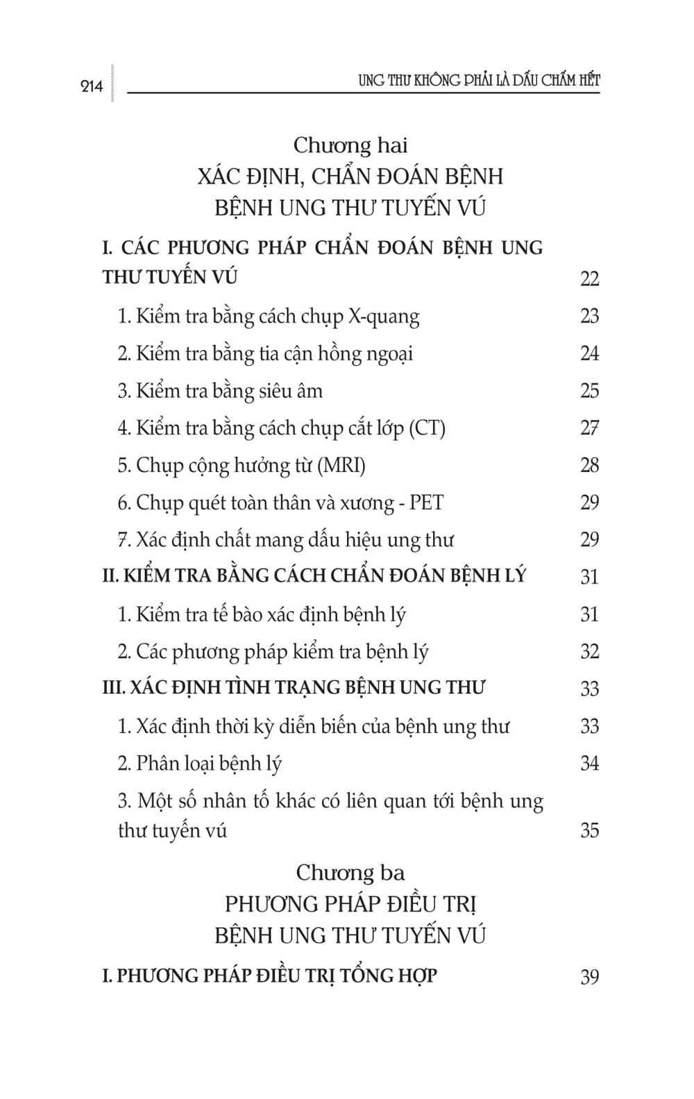 Ung Thư Không Phải Là Dấu Chấm Hết - Ung Thư Tuyến Vú