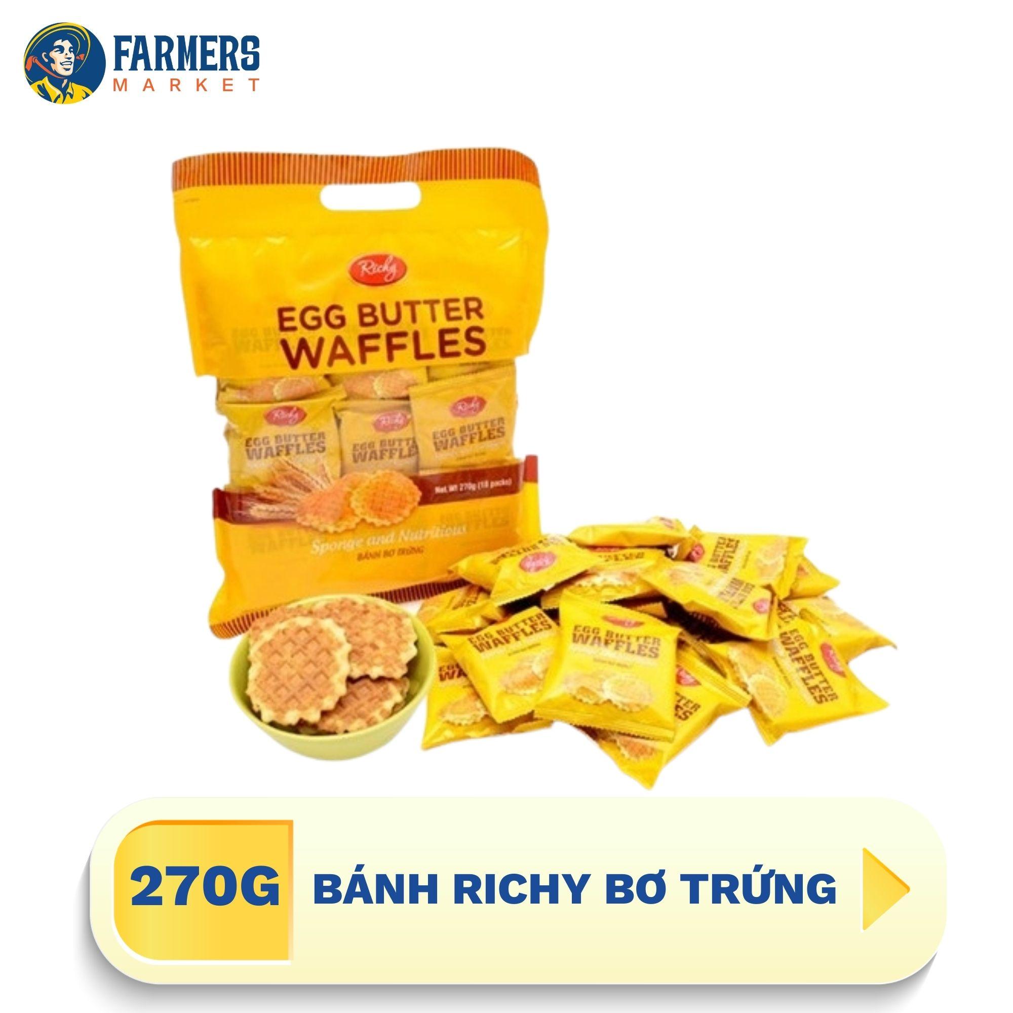 [Giao hàng toàn quốc] Bánh Richy bơ trứng 270G