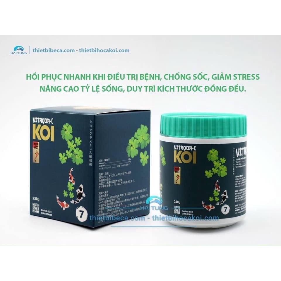 Chế phẩm số 7 Vitamin Hỗ trợ điều trị bệnh cho cá koi VITAQUA-C, Chống sốc, giảm stress