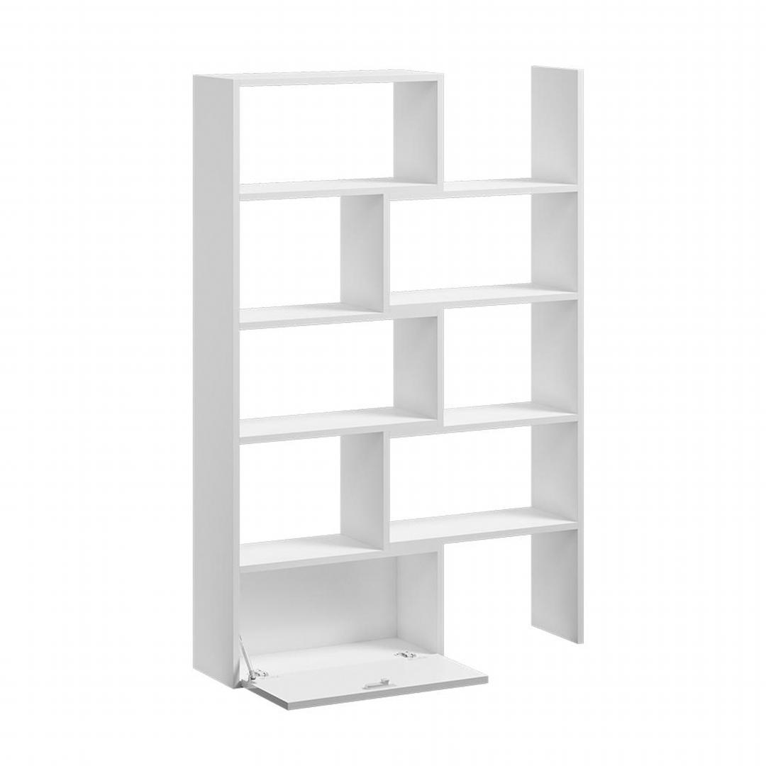 Kệ sách gỗ hiện đại SMLIFE Benito | Gỗ MDF dày 17mm chống ẩm | D140xR30xC185cm