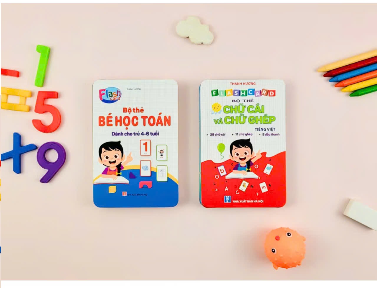 Flashcard - Bộ Thẻ Bé Học Toán - Dành Cho Trẻ 4 - 6 Tuổi