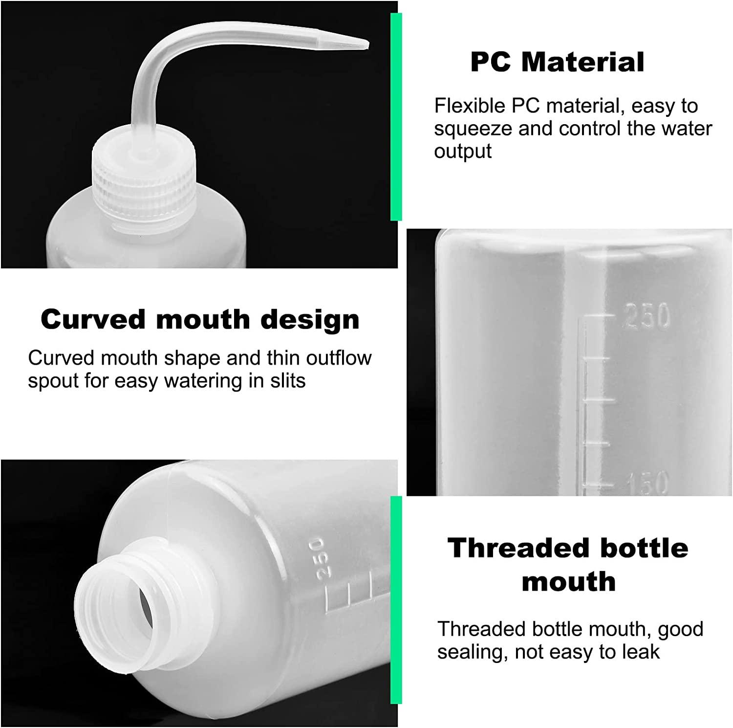 3 PCS 250 ml Phòng tưới nước, an toàn vắt nhựa dụng cụ chai cho cây nhân tạo nhỏ cây trong nhà