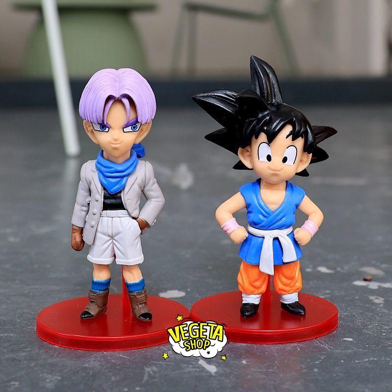 Mô hình Dragon Ball - Dragon Ball GT WCF - Mô hình Songoku Pan Vegeta SSJ4 Trunks Super Android 17 Goku SSJ4 - Cao 8cm