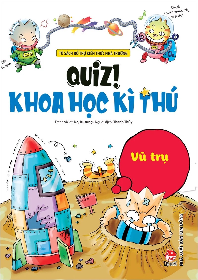 Sách - Quiz! Khoa học kì thú: Vũ trụ