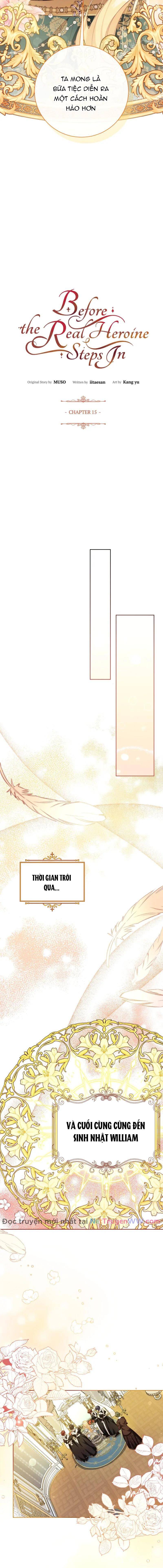 cho đến khi nữ chính thực sự xuất hiện chapter 15 2