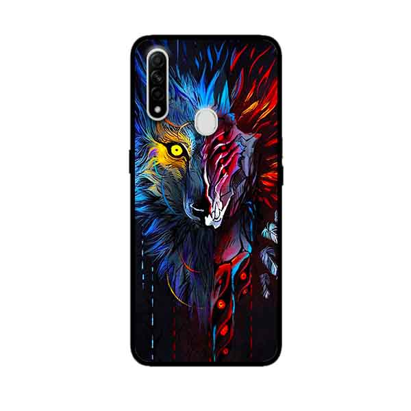 Ốp Lưng in cho Oppo A31 Mẫu Sói Nhiều Màu - Hàng Chính Hãng