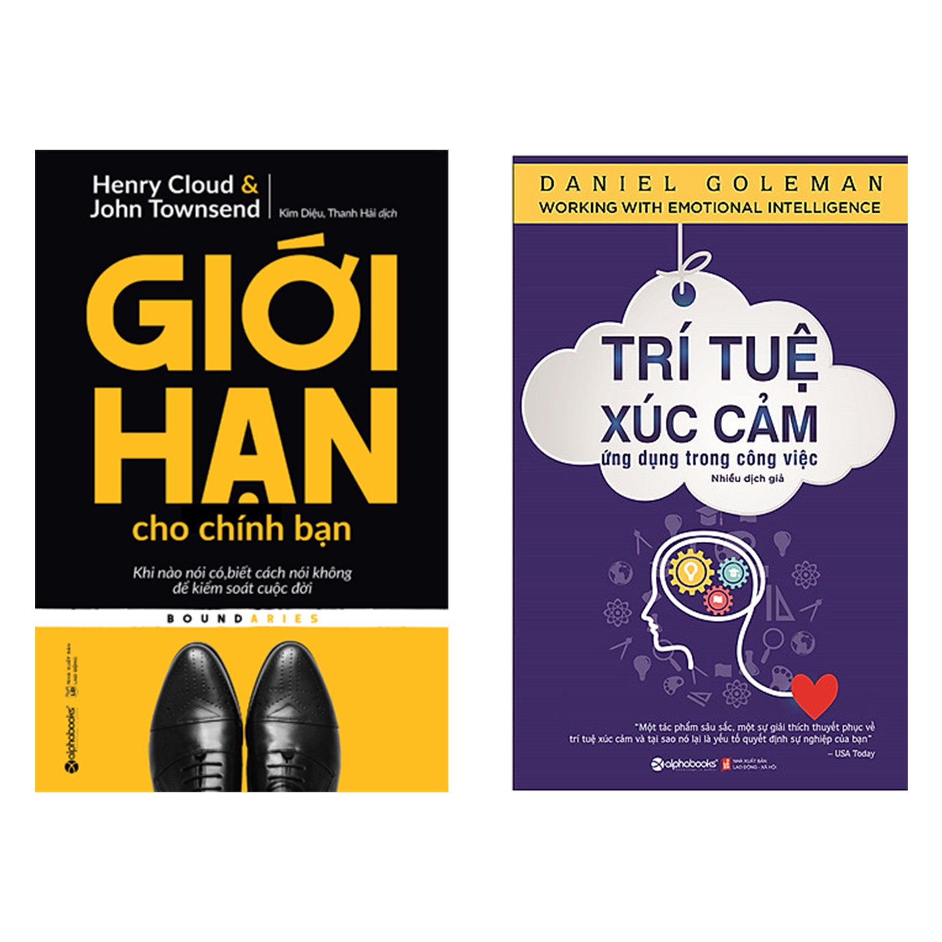 Hình ảnh Combo Sách Tư Duy - Kỹ Năng Sống : Giới Hạn Cho Chính Bạn + Trí Tuệ Xúc Cảm Ứng Dụng Trong Công Việc