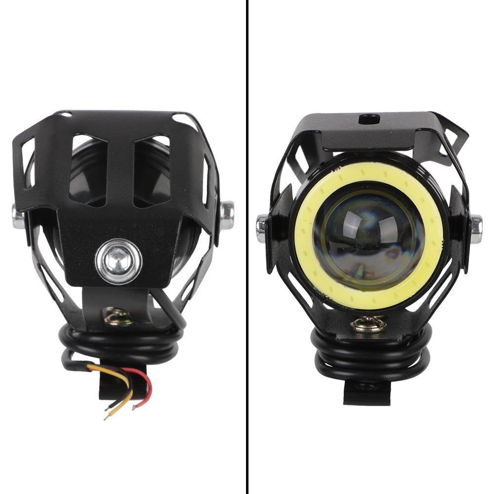 Set 2 đèn pha bóng LED DRL 12V Mini U5 chuyên dụng cho xe mô tô