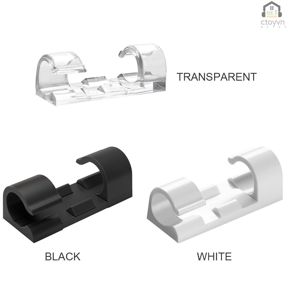 Set 20 kẹp giữ dây cáp tự dính tiện dụng