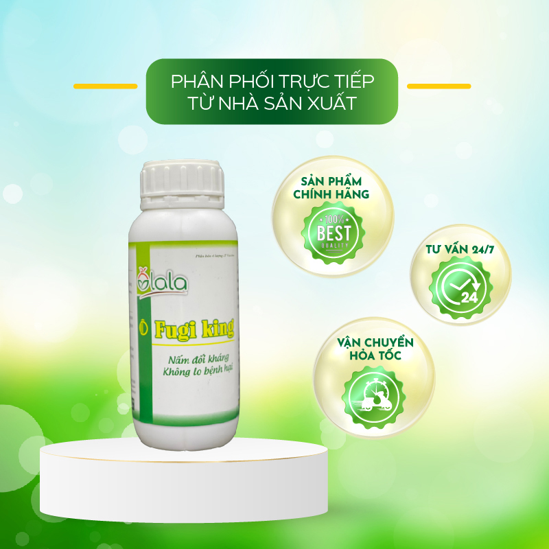 Chế phẩm sinh học Đ-ặc-trị nấm sinh học phòng trừ các bệnh do phytopthora – Ô Fugi King 500ml