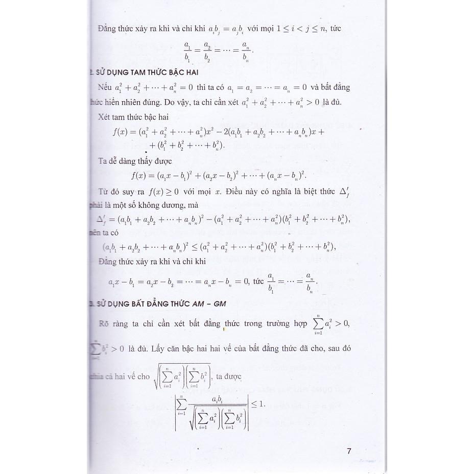 Sách - Sử Dụng Phương Pháp Cauchy - Schwarz Để Chứng Minh Bất Đẳng Thức - Tái Bản 5 - Hồng Ân