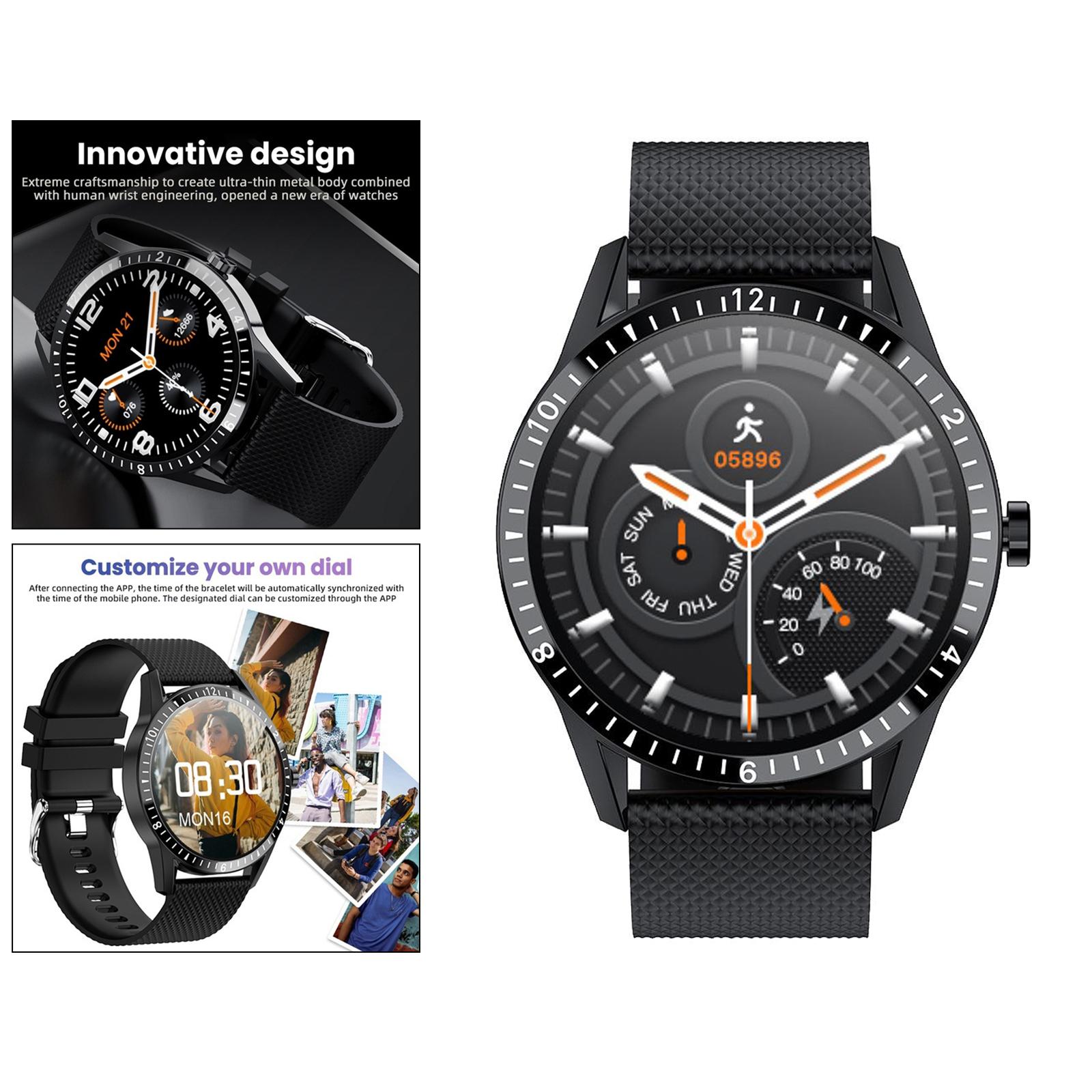 Fashion Business Music Sports Smartwatch Waterproof Bluetooth Call Fitness Tracker,Long Battery