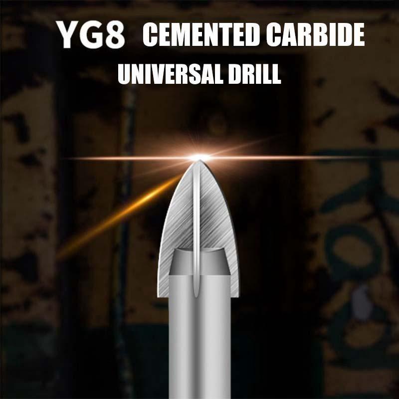 5Pcs Efficient Universal Drilling Tool Utility Tools Multifunctional Cross Alloy Drill Bit Tip for Woodworking