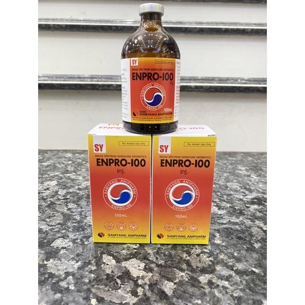 1 lọ ENRO-100 ngoại 100ml dùng cho các bệnh hô hấp, tiêu hoá, tiêu chảy trên trâu bò lợn chó mèo