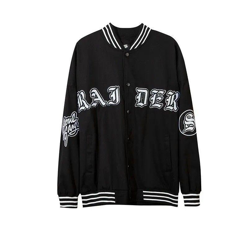 Áo khoác Dù Bomber H909 Nam Nữ Rẻ Đẹp Áo Khoác Gió In Chữ Màu Đen Couple Cặp Đôi Kiểu Bóng Chày Bomber Jacket