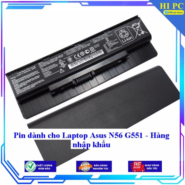 Pin cho Laptop Asus N56 G551 G551JM G551JW G551JX ASUS ROG G771 G771JK G771JM - Hàng Chính Hãng HI PC