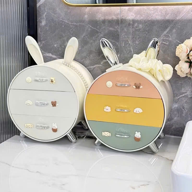 Kệ Đựng Mỹ Phẩm Để Bàn – Tủ Trang Điểm Mini – Hộp Lưu Trữ Nước Hoa &amp; Đồ Make Up - HÀNG CHÍNH HÃNG MINIIN