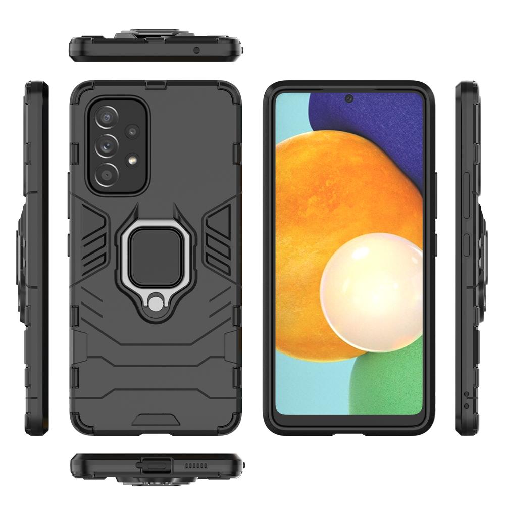 Ốp lưng dành cho Samsung A53 5G chống sốc iron man kèm nhẫn iring Bảo vệ camera và chống xem video tiện lợi