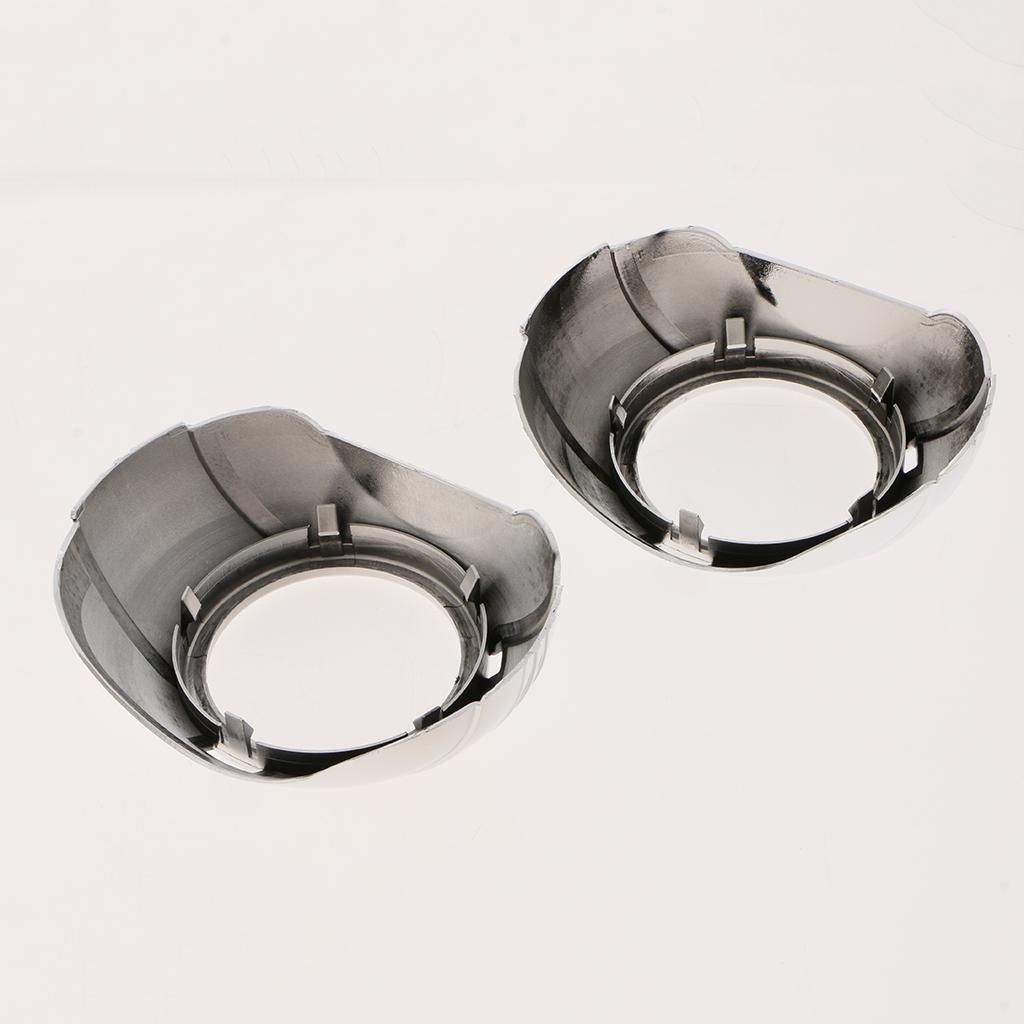 2-4pack Pair 3.0 inch Bi-xenon Projector Lens With Shrouds Cover Mask for Ford