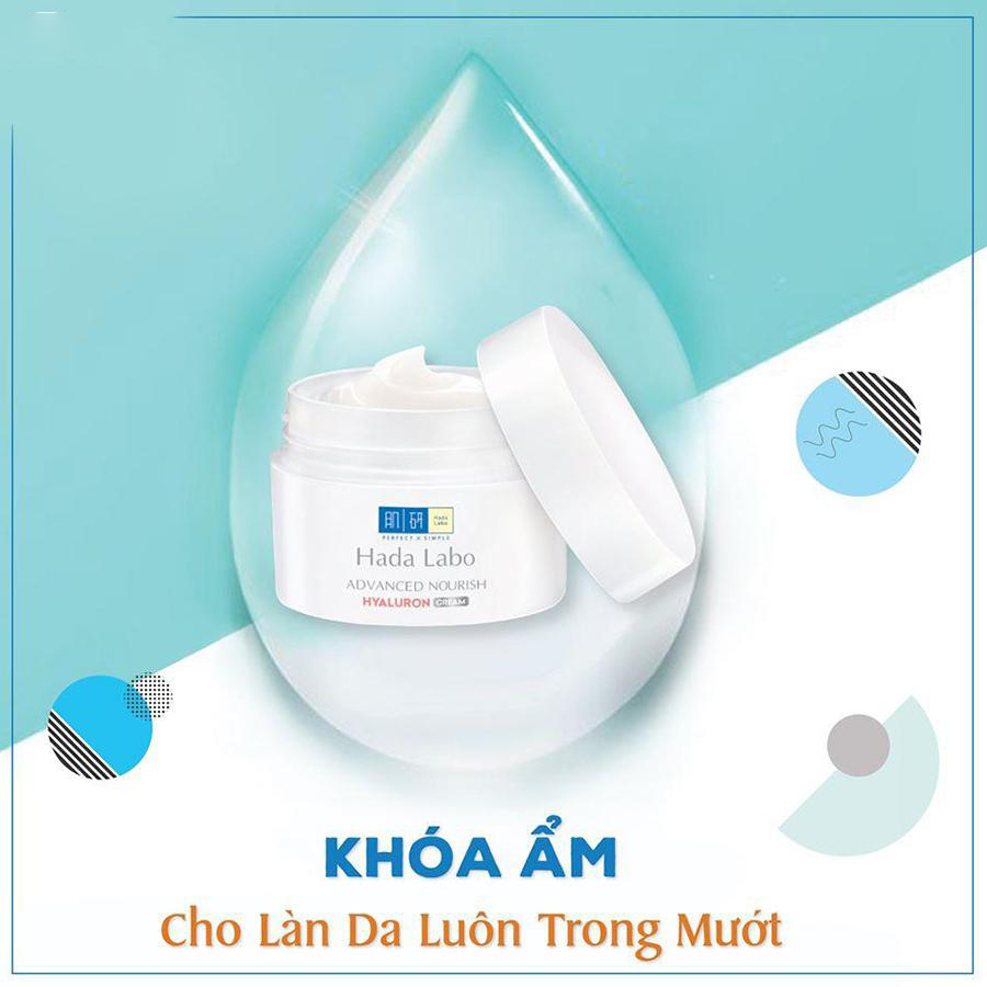 Kem dưỡng ẩm sáng mịn cho da dầu Hadalabo Advanced Nourish