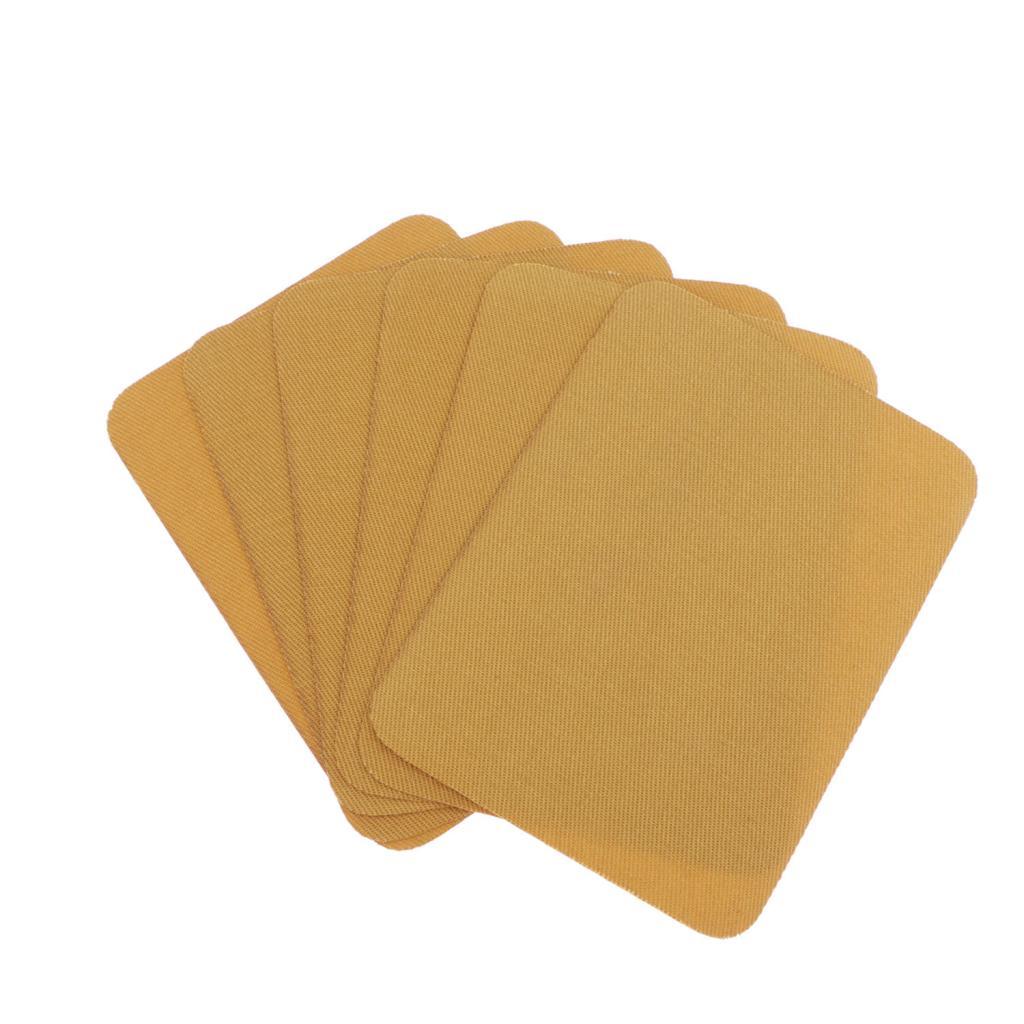 6 Cái Sắt Trên Jean Bản Vá Lỗi Sửa Chữa Quần Jean Cho áo Khoác Quần áo