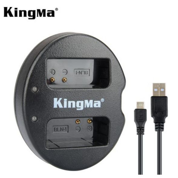 Sạc đôi Kingma for Olympus BLN-1 - Hàng chính hãng