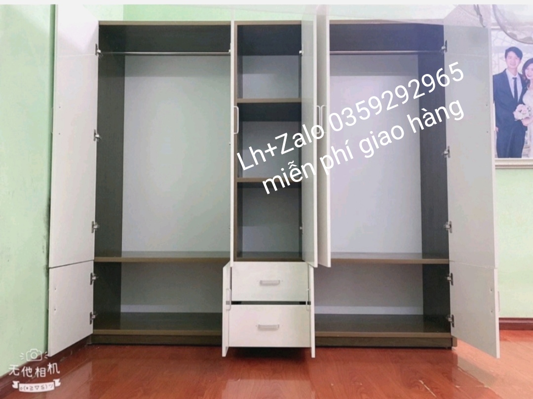 Tủ nhựa đài Loan 5 cánh cửa lùa