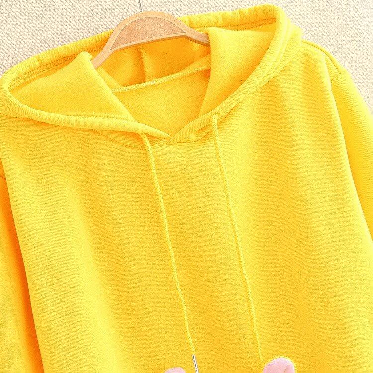 Áo hoodies form to y hình có mũ thời trang hàn quốc 2021 , hottrend VINA 1HIT