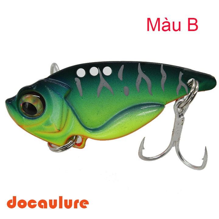 Mồi câu lure, mồi câu cá sắt VIB 45mm 11g lưỡi câu siêu bén