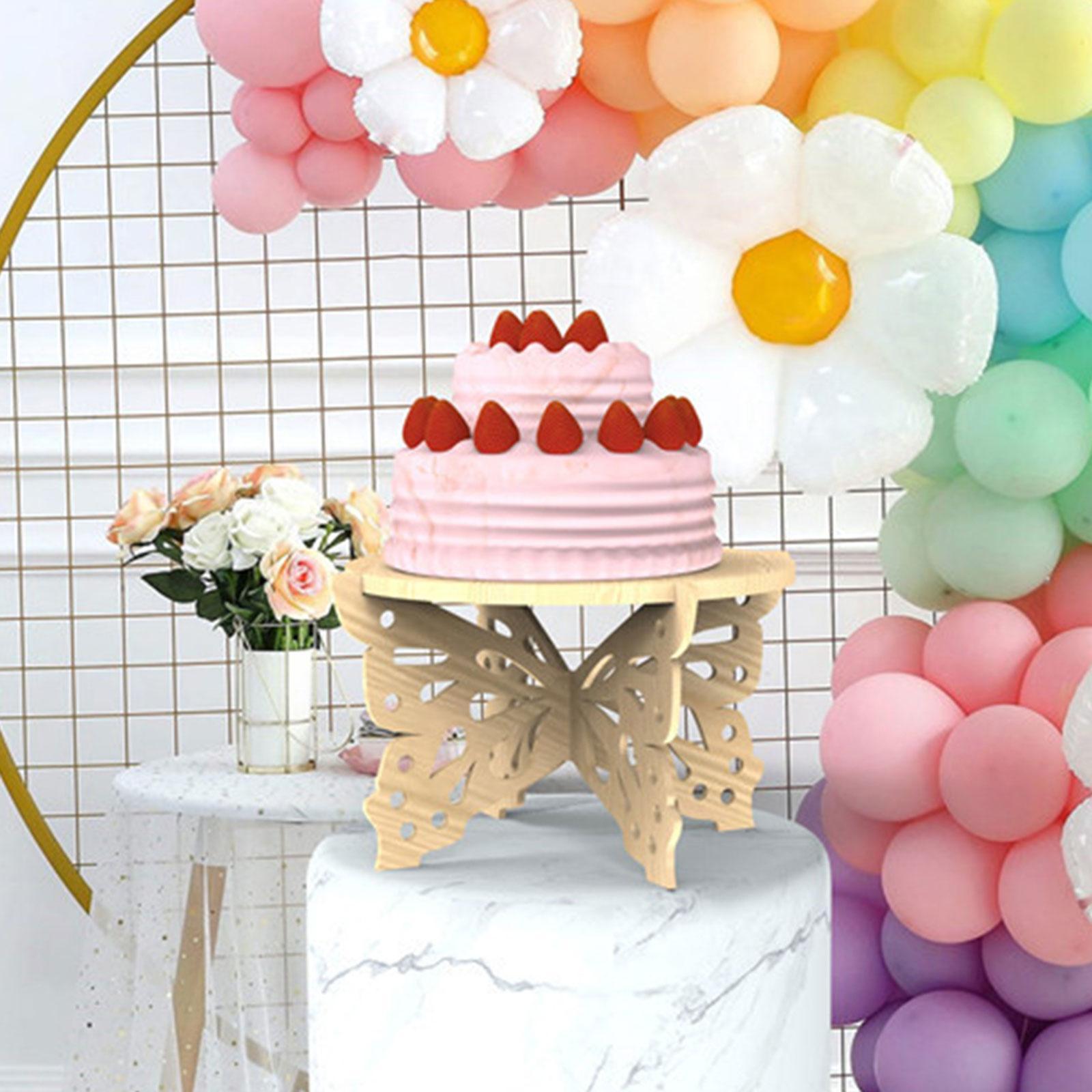Cake Stand Stable Farmhouse Cake Plate Display Dessert Cupcakes Dessert Stand for Anniversary