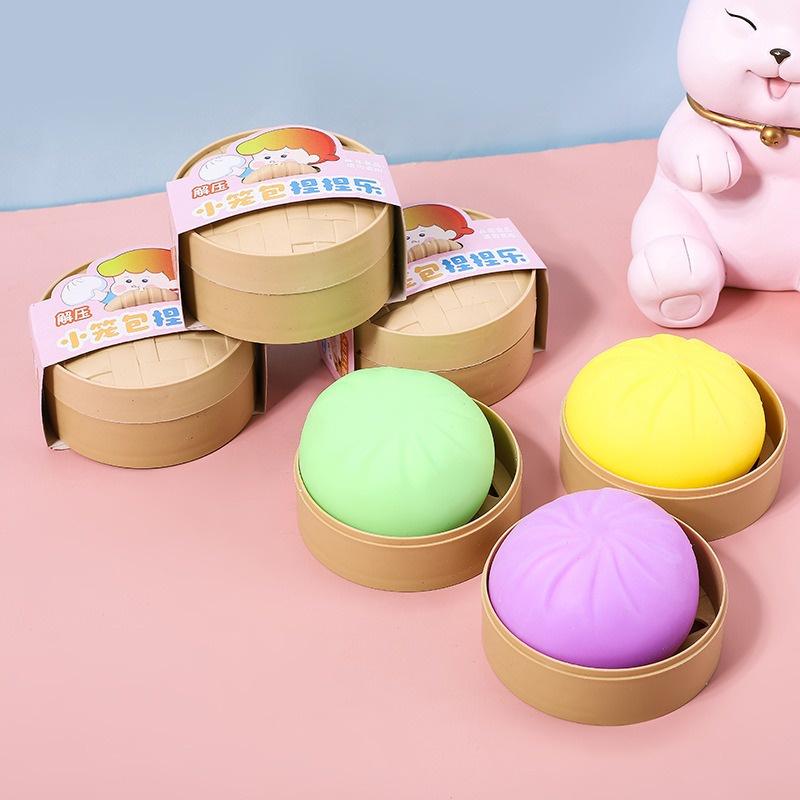 ĐỒ CHƠI BÁNH BAO SQUISHY GIÚP GIẢM STRESS CỰC ĐÃ/ BÁNH BAO BÓP BÓP