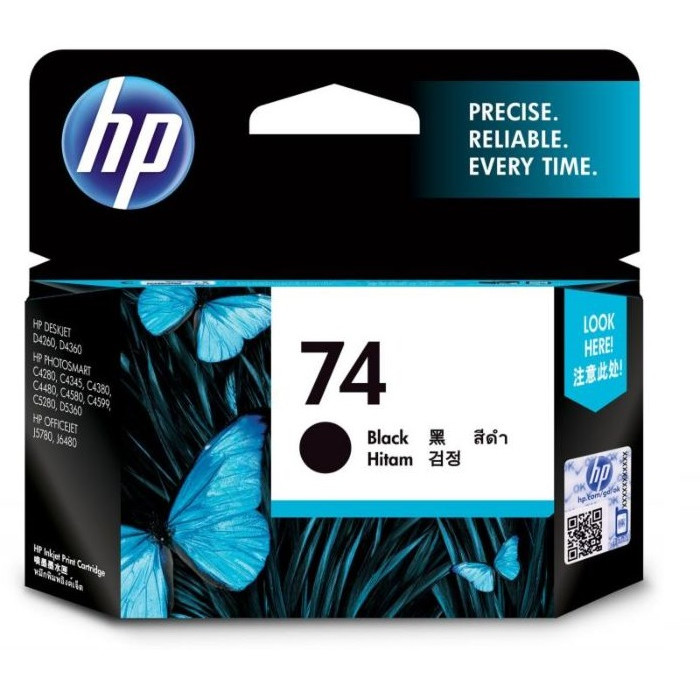 Mực in HP 74 Black Ink Cartridge,  - Hàng chính hãng